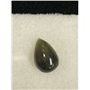 Image 2 : Natural Welo Black Opal 1.01 ct. 10.35 x 7.22 x 3.14 mm Pear Cabochon - Ethiopia -Heated Plenty Play