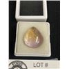 Image 2 : Ametrine (Amethyst & Citrine) 13.415 ct. 17.01 x 15.13 x 6.99 mm. Pear Cabochon -SI- Brazil Untreate