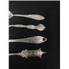 Image 2 : Four Vintage Sterling Silver Collectible Spoons