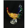 Image 2 : Unique Signed Glass Rooster. 9" Tall