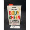 Image 1 : 1959  Made in Canada Body Sheen by Simoniz 16OZ Tin Full