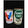 Image 2 : A Nice Lot of 4 Vintage Oil Cans