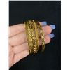 Image 2 : 4 Gold Plated Bangles