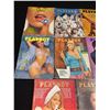 Image 2 : Lot of 8 1970's Playboy Magazines