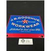 Image 2 : JB Goodhoue Workwear Sign. 2 Sided 8" W x 6" Tall