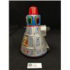 Image 2 : 1960's Friction Spaceship Toy Made in Japan 10" Tall