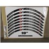 Image 1 : Bridgestone Wheel Protector Decals 19 Inch