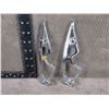 Image 1 : 2 Plastic Chrome Motorcycle Brackets