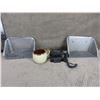 Image 1 : Lot of Misc. - Radar Detector, Shaving Mug, Corvette Exhaust Bevels