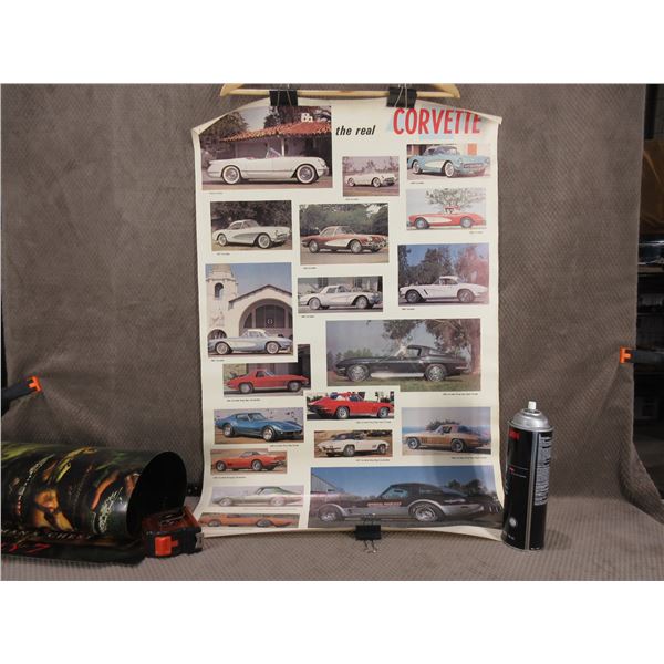 2 Posters - The Real Corvette, Johnny Depp
