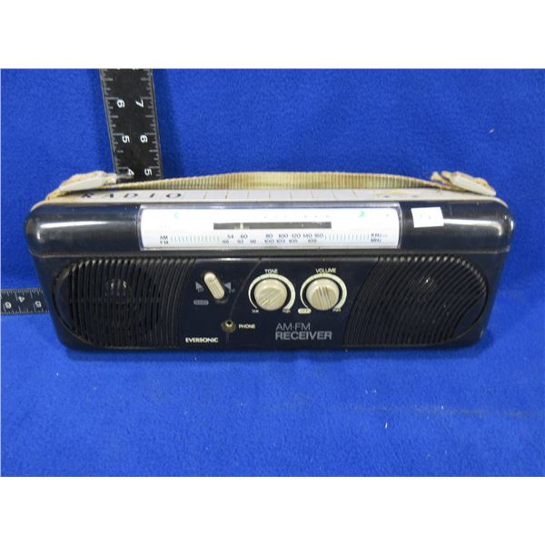 Eversonic AM/FM Receiver Radio Model No. 1406