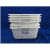 Image 1 : 7 Plastic Dish Pan Trays