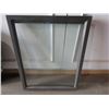 Image 1 : Fire Door Glass Light Frame - 31 3/8 x 25 3/8 - Pickup Only