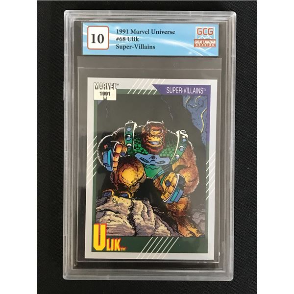 1991 MARVEL UNIVERSE NO. 68 ULIK (GCG 10)