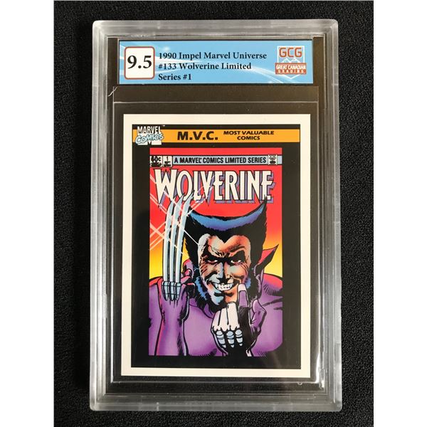 1990 IMPEL MARVEL UNIVERSE NO. 133 WOLVERINE LIMITED SERIES NO. 1 (GCG 9.5)