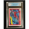 Image 1 : 1990 IMPEL MARVEL UNIVERSE NO. 94 DAREDEVIL VS BULLSEYE (GCG 9.5)