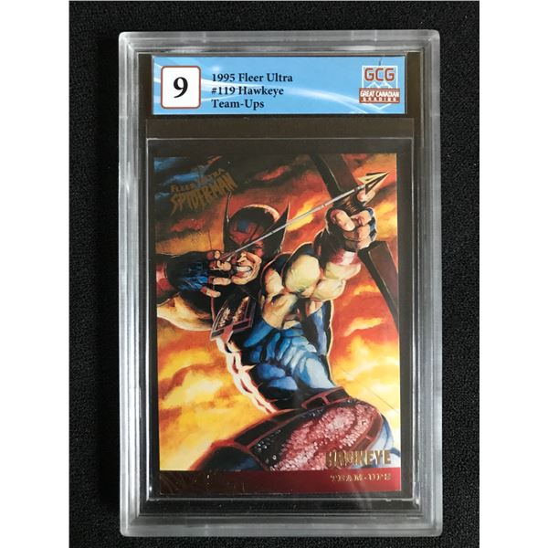 1995 FLEER ULTRA NO. 119 HAWKEYE TEAM-UPS (GCG 9)