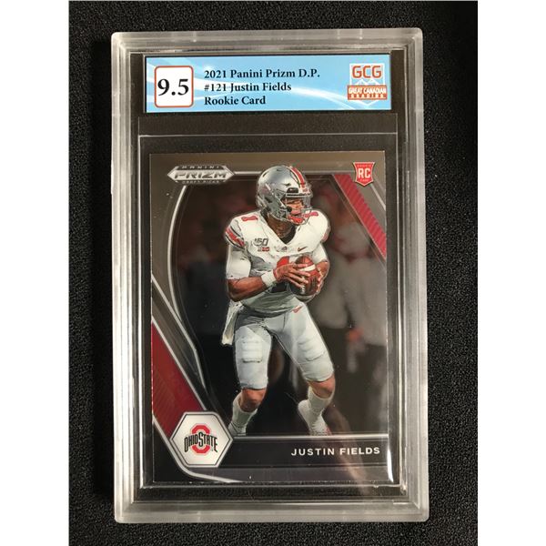 2021 PANINI DRAFT PICKS NO. 121 JUSTIN FIELDS RC (GCG 9.5)