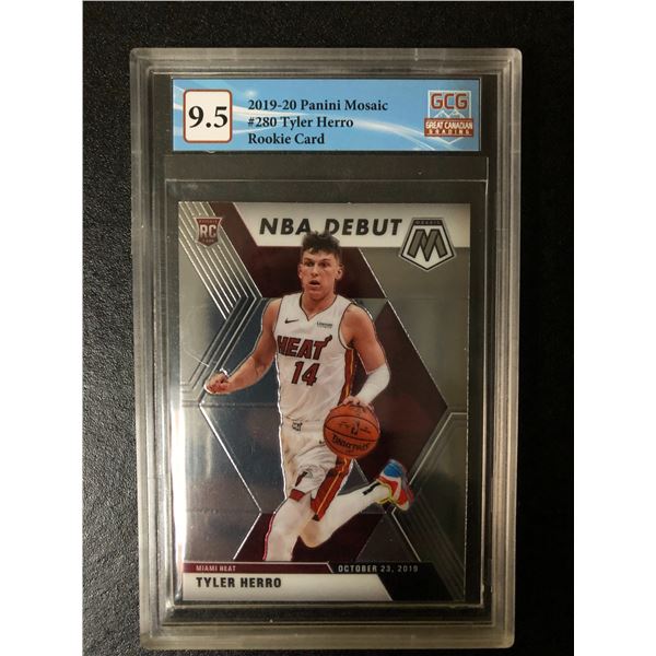 2019-20 PANINI MOSAIC NO. 280 TYLER HERRO RC (GCG 9.5)