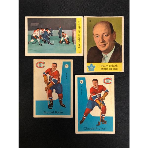 1959-60 PARKHURST HOCKEY CARD LOT