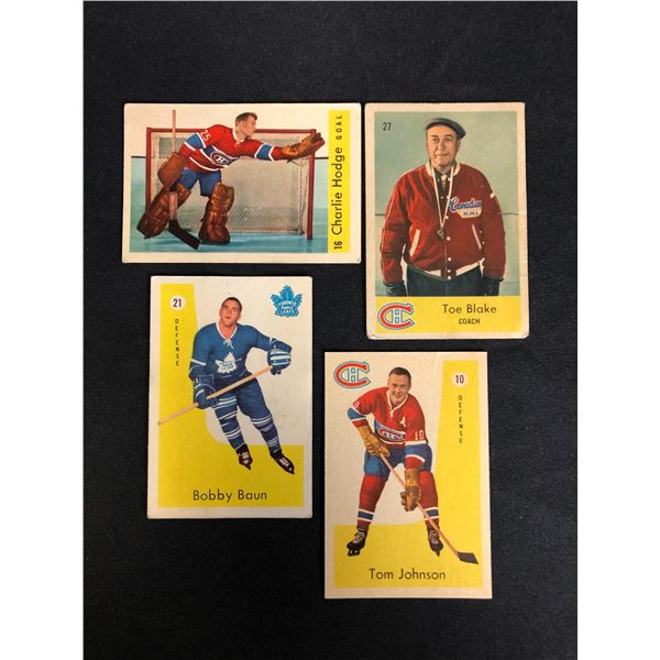 1959-60 PARKHURST HOCKEY CARD LOT