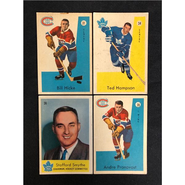 1959-60 PARKHURST HOCKEY CARD LOT