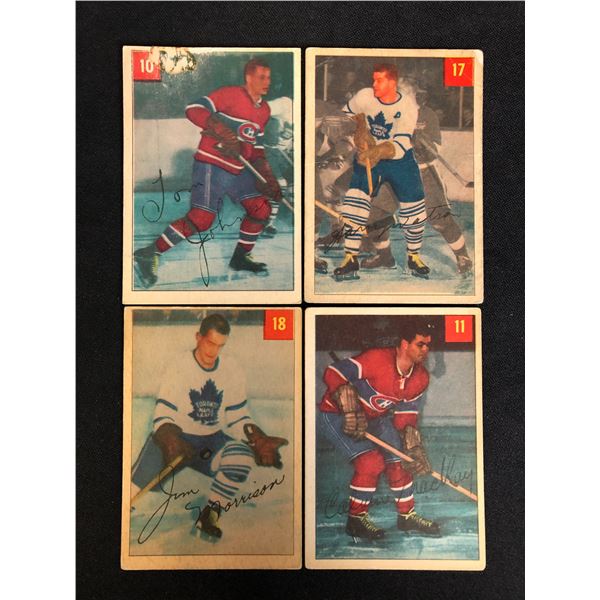 1954-55 PARKHURST HOCKEY CARD LOT