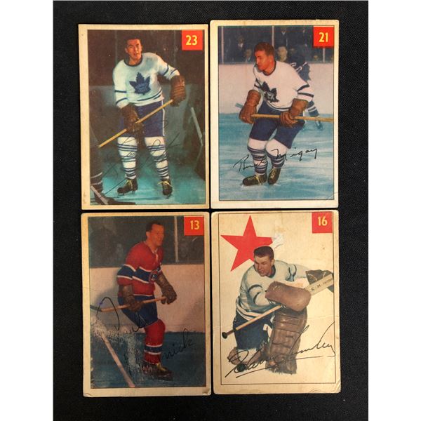 1954-55 PARKHURST HOCKEY CARD LOT