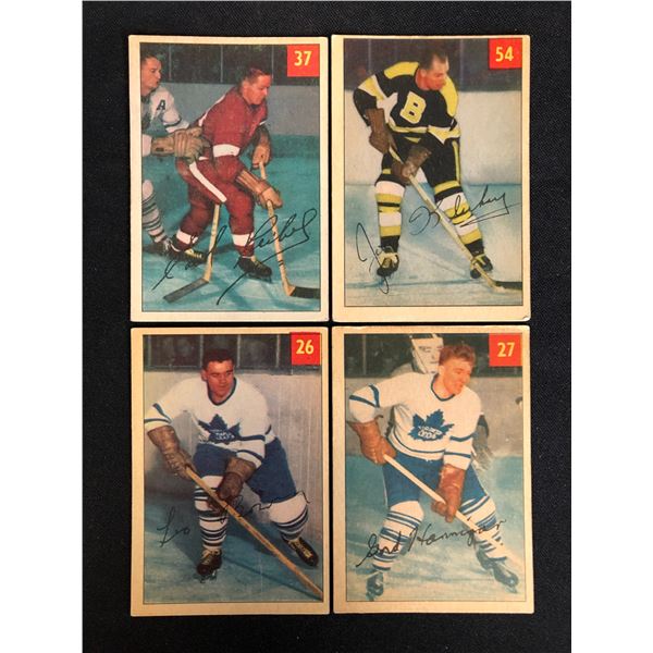 1954-55 PARKHURST HOCKEY CARD LOT