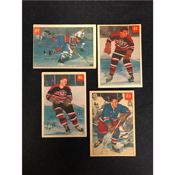1954-55 PARKHURST HOCKEY CARD LOT