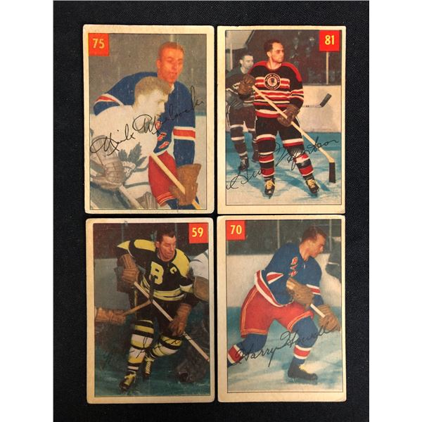 1954-55 PARKHURST HOCKEY CARD LOT