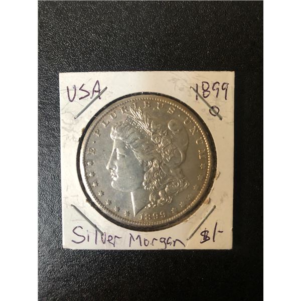 1899 USA MORGAN SILVER DOLLAR