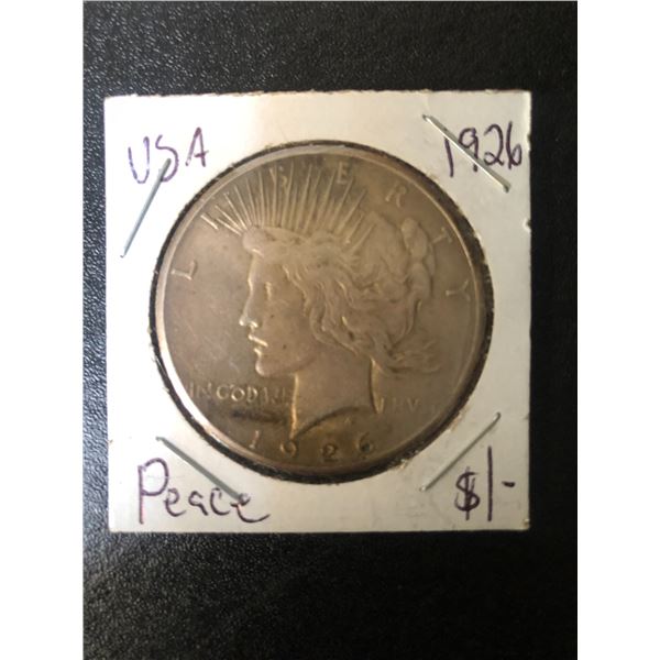 1926 USA PEACE SILVER DOLLAR