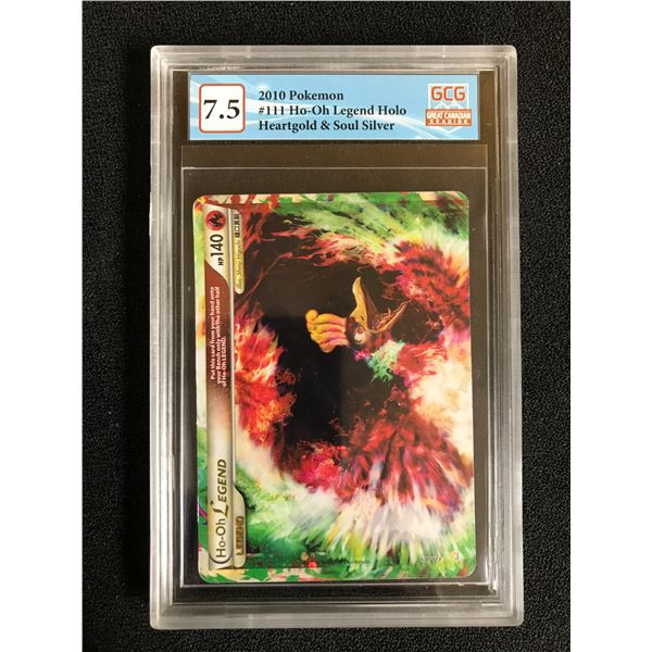 2010 POKEMON HO-OH LEGEND HOLO HEARTGOLD AND SOUL SILVER (GCG 7.5)