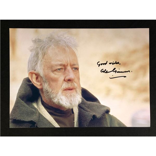 ALEX GUINESS SIGNED STAR WARS 8 X 10 (RA COA)