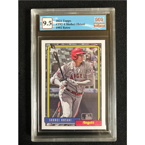 2021 TOPPS SHOHEI OHTANI 1992 RETRO (GCG 9.5)