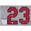 Image 2 : DAVID JUSTICE SIGNED BRAVES PRO STYLE JERSEY (JSA COA)