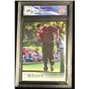 Image 1 : 2001 UPPER DECK TIGER WOODS ROOKIE CARD (GCG 10)