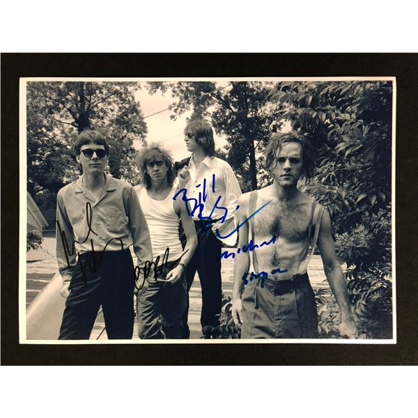 R.E.M BAND SIGNED 8 X 10 (RA COA)