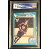 Image 1 : 1979-80 O-PEE-CHEE WAYNE GRETZKY ROOKIE CARD 1ST PRINT BLUE LINES(GCG 9)