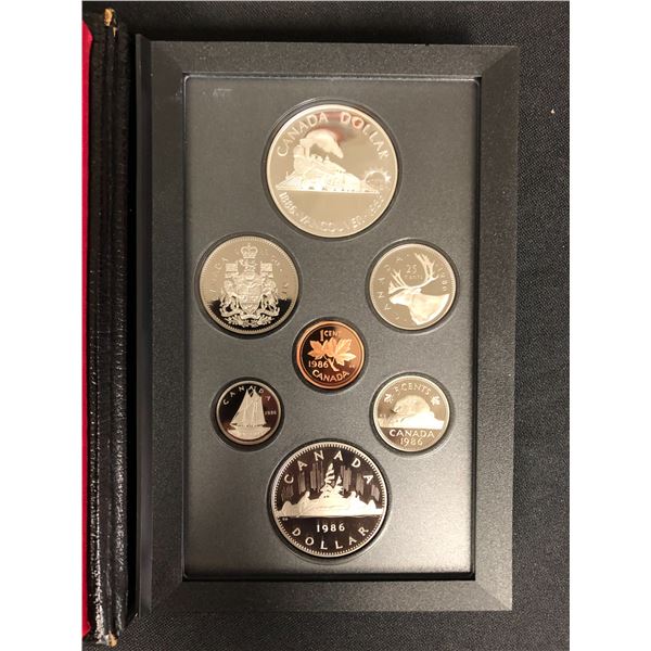 1986 CANADIAN SILVER DOUBLE DOLLAR SET