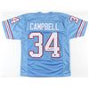 Image 1 : EARL CAMPBELL SIGNED OILERS PRO STYLE JERSEY (BECKETT COA)