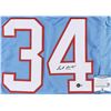 Image 2 : EARL CAMPBELL SIGNED OILERS PRO STYLE JERSEY (BECKETT COA)