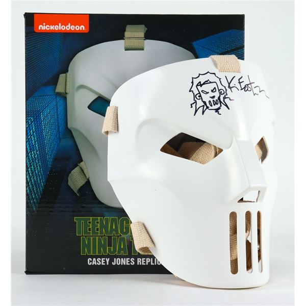 KEVIN EASTMAN SIGNED  CASEY JONES  TMNT MASK (BECKETT COA)