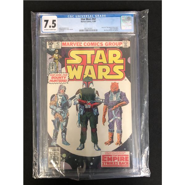 STAR WARS NO. 42 CGC 7.5 (MARVEL, 1980)