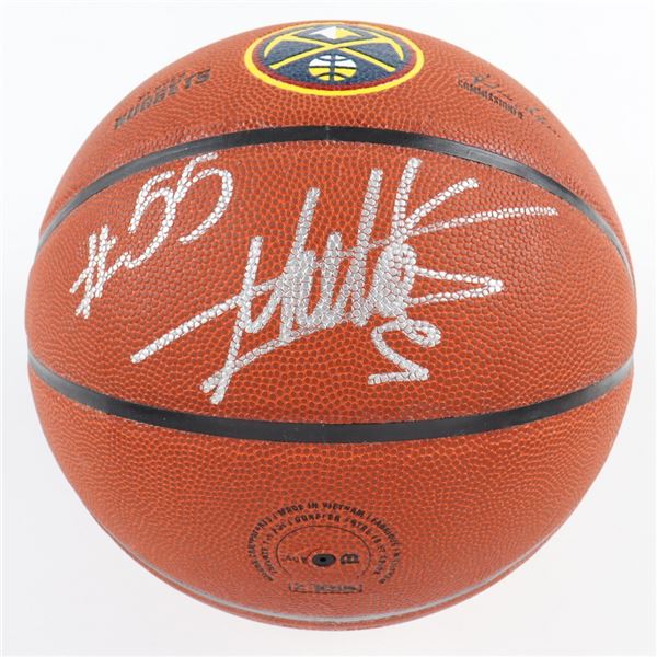 DIKEMBE MUTOMBO SIGNED NUGGETS LOGO WILSON BASKETBALL (SCHWARTZ COA)