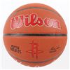 Image 2 : CLYDER DREXLER SIGNED ROCKETS LOGO WILSON BASKETBALL (SCHWARTZ COA)