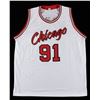 Image 3 : DENNIS RODMAN SIGNED BULLS PRO STYLE JERSEY (JSA COA)