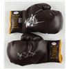 Image 1 : MIKE TYSON AND JAMES BUSTER DOUGLAS SIGNED VINTAGE EVERLAST FLOVES (PSA COA)