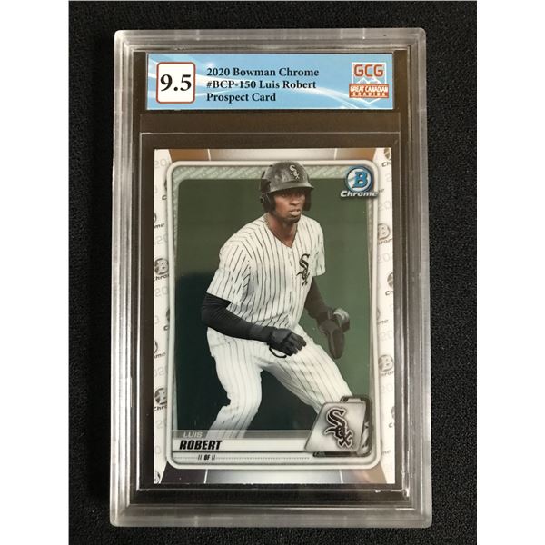 2020 BOWMAN CHROME LUIS ROBERT PROSPECT CARD (GCG 9.5)